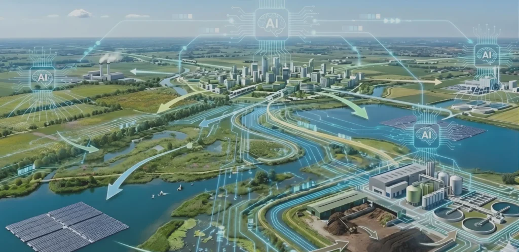 Piero Manzoni, CEO Simbiosi, racconta il concetto di intelligenza territoriale, la capacità di leggere come un sistema unico le risorse e le relazioni di qualsiasi realtà con un impatto fisico sul territorio.